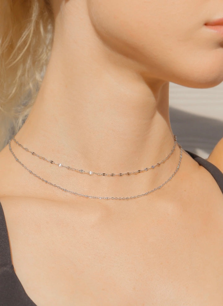 PermaGold Station Necklace-Minimalist Dainty