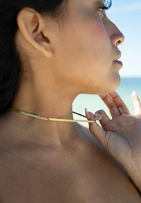 Load image into Gallery viewer, Versatile Snake Chain In PermaGold
