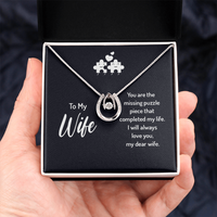Load image into Gallery viewer, To My Wife - Lucky In Love Necklace
