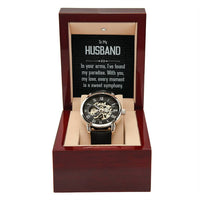 Load image into Gallery viewer, To My Husband - Openwork Watch
