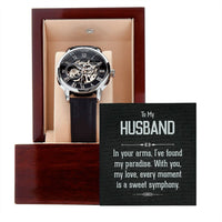 Load image into Gallery viewer, To My Husband - Openwork Watch
