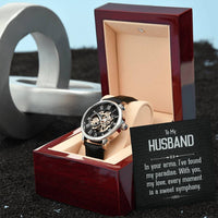 Load image into Gallery viewer, To My Husband - Openwork Watch
