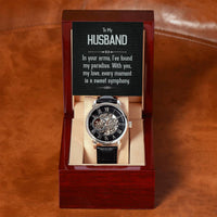 Load image into Gallery viewer, To My Husband - Openwork Watch
