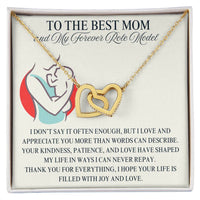 Load image into Gallery viewer, To My Mother - Interlocking Hearts Necklace
