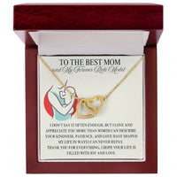 Load image into Gallery viewer, To My Mother - Interlocking Hearts Necklace

