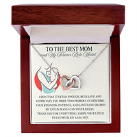 Load image into Gallery viewer, To My Mother - Interlocking Hearts Necklace
