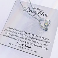 Load image into Gallery viewer, To My Daughter - Forever Love Necklace
