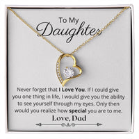 Load image into Gallery viewer, To My Daughter - Forever Love Necklace
